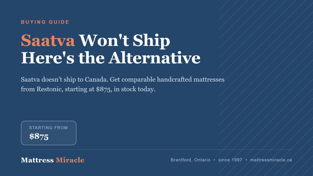 Best Alternative to Saatva in Canada - Mattress Miracle Brantford