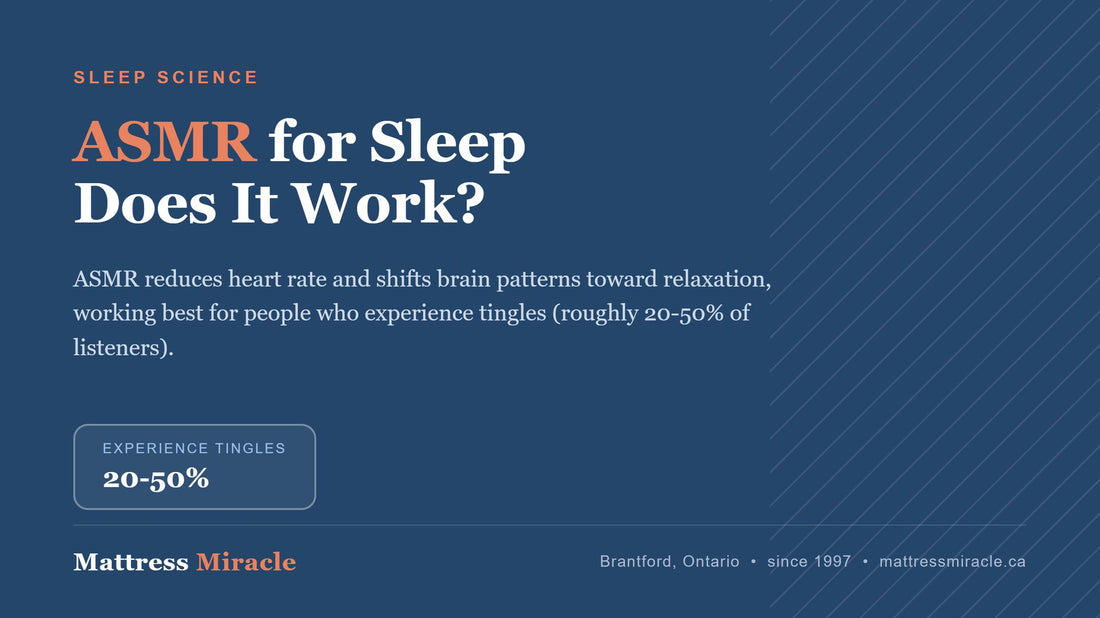 ASMR for Sleep: Does It Actually Work? What the Science Says - Mattress Miracle Brantford