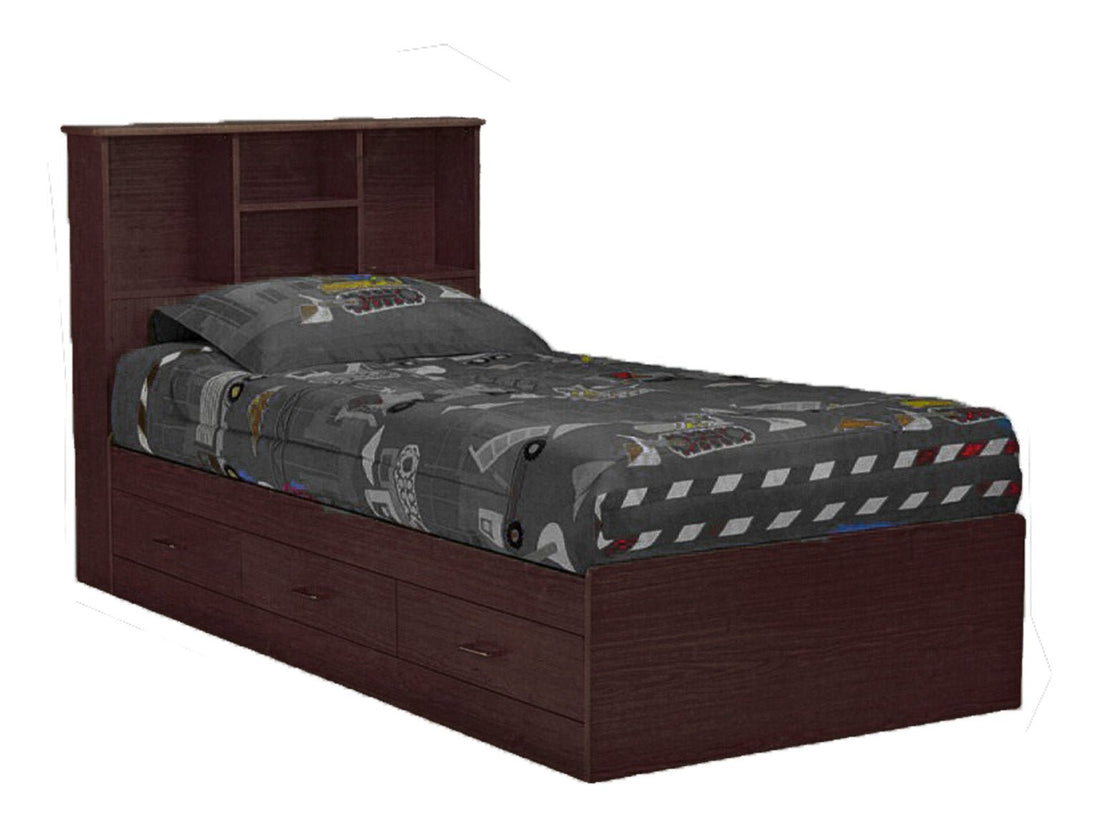 Bed Frame with Storage Brantford: Drawer, Hydraulic Lift, and Bookcase Beds