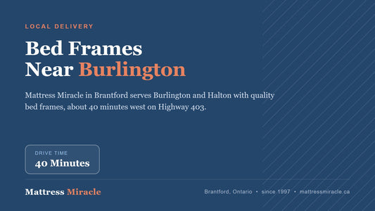 Bed Frames Near Burlington, Ontario: Serving Halton Region - Mattress Miracle Brantford
