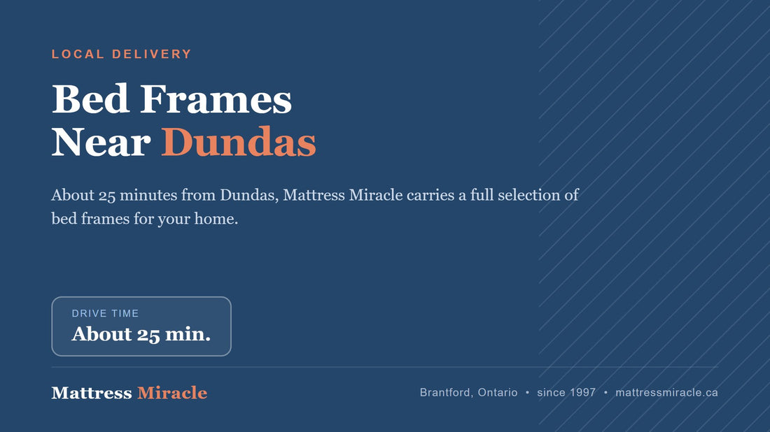Bed Frames Near Dundas, Ontario: Family-Owned Alternative - Mattress Miracle Brantford