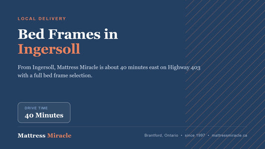 Bed Frames Near Ingersoll, Ontario: Serving Oxford County - Mattress Miracle Brantford
