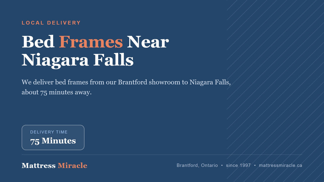Bed Frames Near Niagara Falls, Ontario: Niagara Region Sleep - Mattress Miracle Brantford