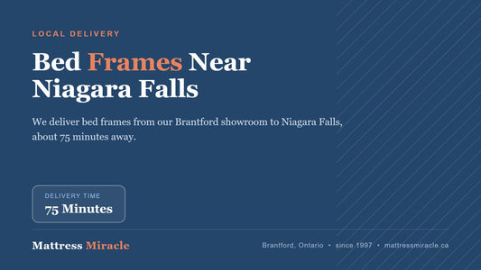 Bed Frames Near Niagara Falls, Ontario: Niagara Region Sleep - Mattress Miracle Brantford