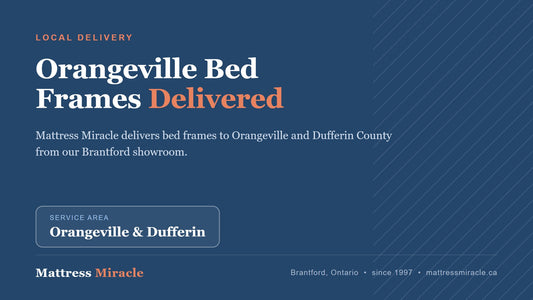 Bed Frames Near Orangeville, Ontario: Dufferin County Option - Mattress Miracle Brantford