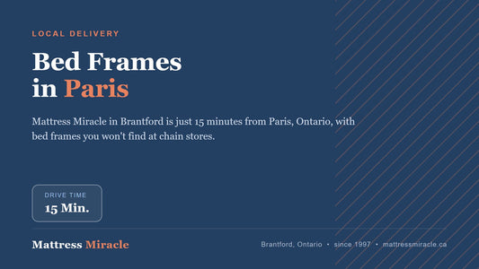 Bed Frames Near Paris, Ontario: Your Neighbours Shop Here - Mattress Miracle Brantford