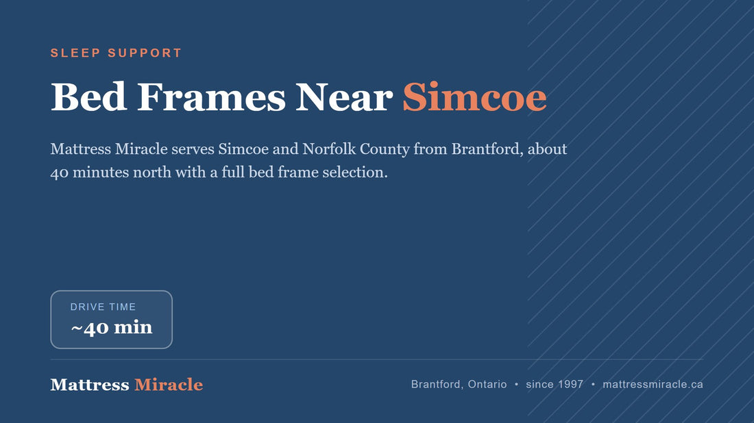 Bed Frames Near Simcoe, Ontario: Serving Norfolk County - Mattress Miracle Brantford