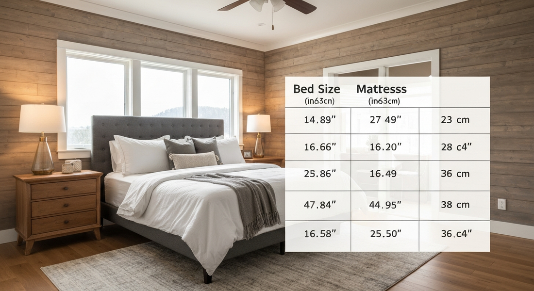 Bed Size Chart: Every Mattress Size in Inches & CM