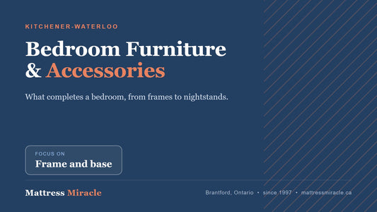 Bedroom Furniture & Accessories Kitchener-Waterloo Ontario (2026) - Mattress Miracle Brantford