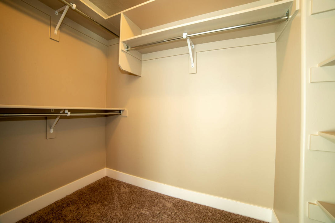 Well-organized bedroom closet system - Mattress Miracle