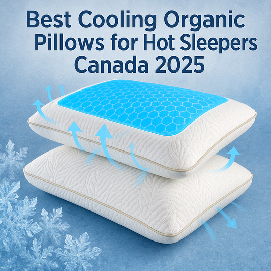 best cooling organic pillows for hot sleepers canada 2025 at mattress miracle brantford