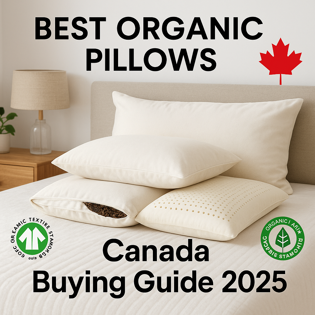 best organic pillow buying guide canada 2025 at mattress miracle