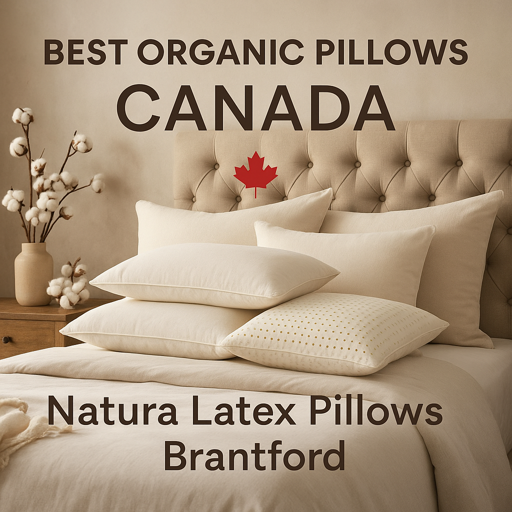 best organic pillows in canada in brantford at mattress miracle