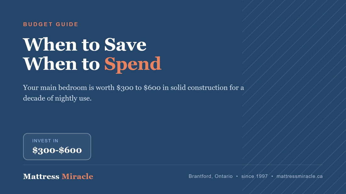 Budget Bed Frame in Canada: When to Save and When to Spend More - Mattress Miracle Brantford