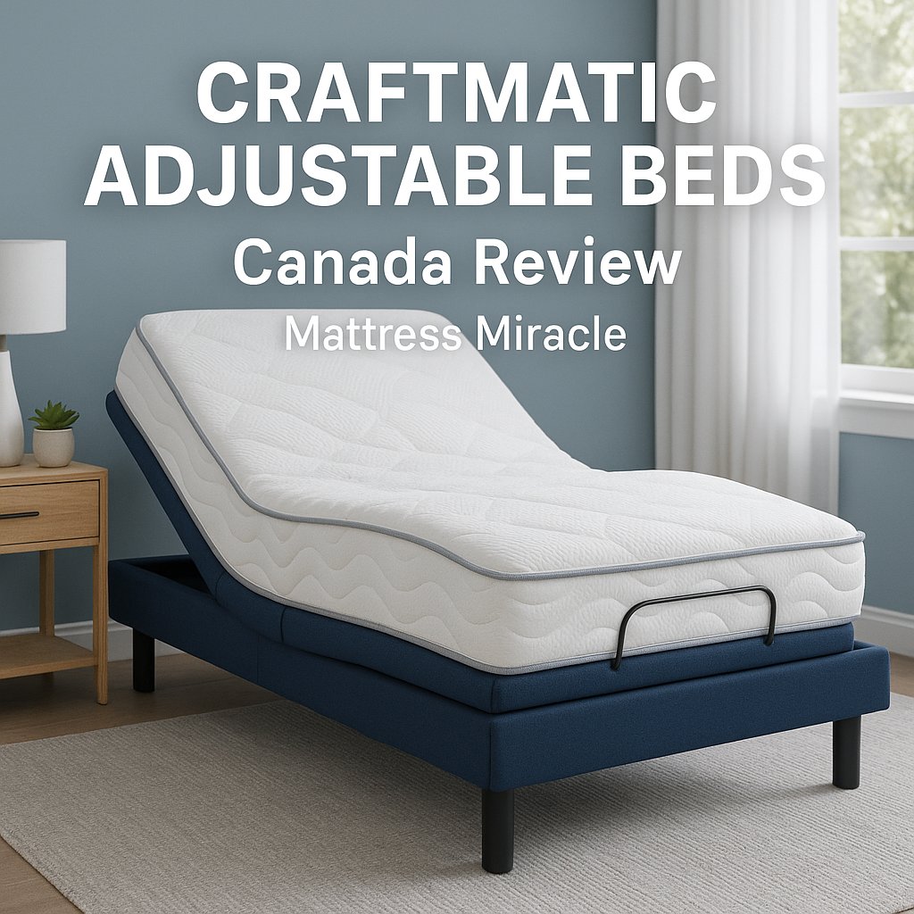 craftmatic adjustable beds canada review at mattress miracle