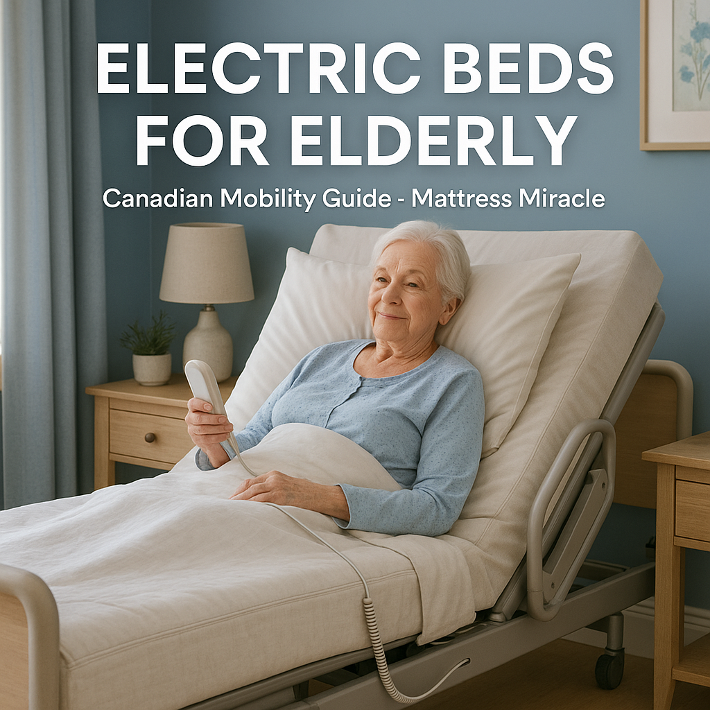 electric beds for elederly Canadian mobility guide at mattress miracle