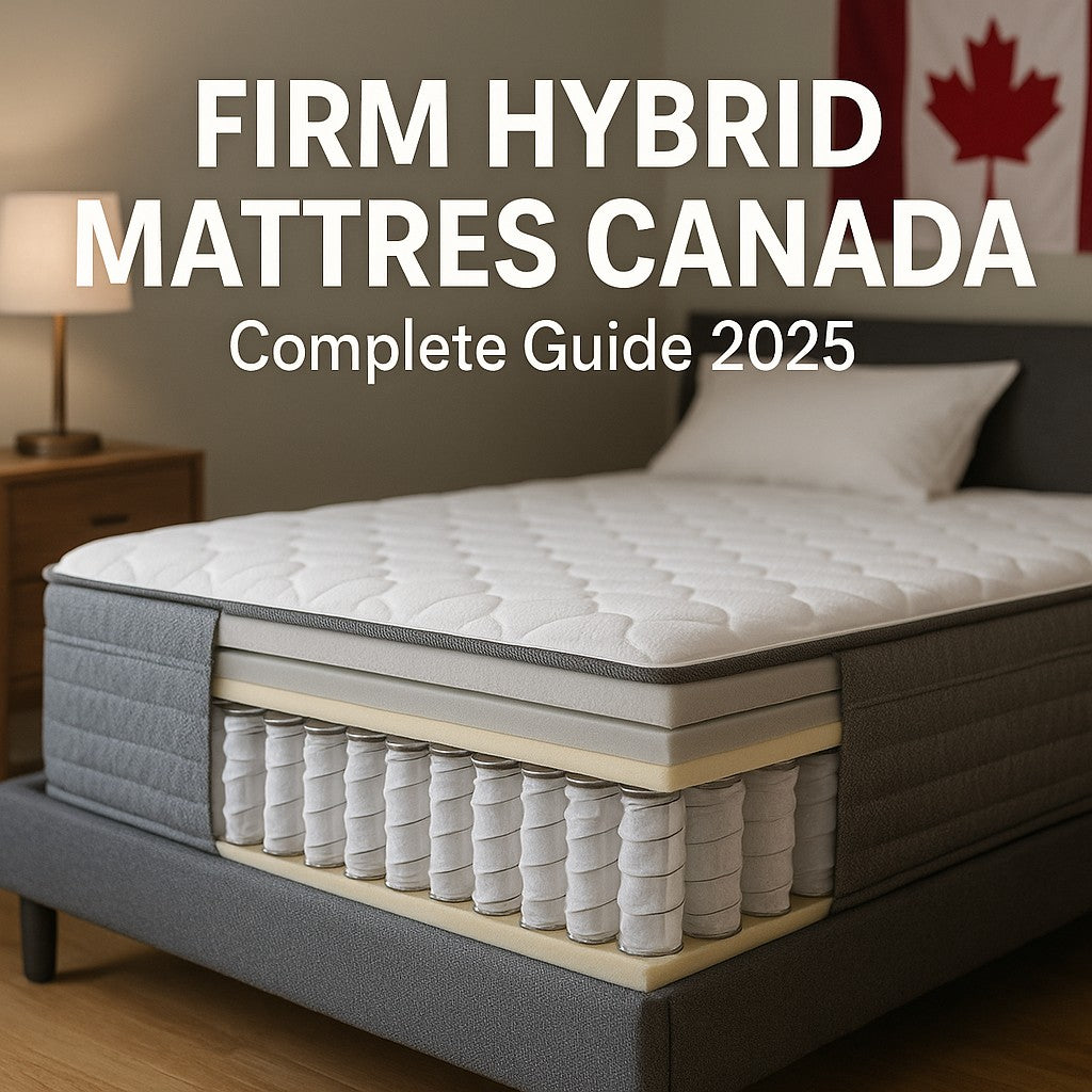Firm hybrid mattresses Canada - coil support with firm comfort layers