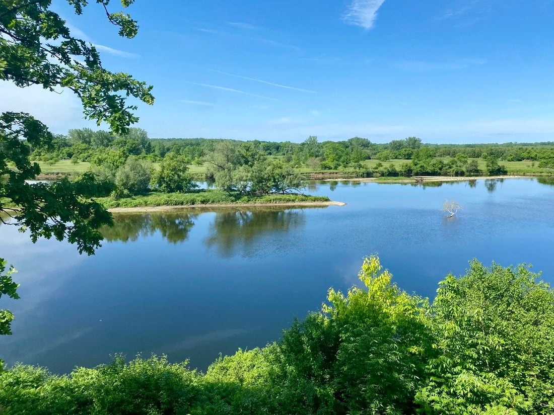Grand River flowing through Ontario representing 10000 years of history