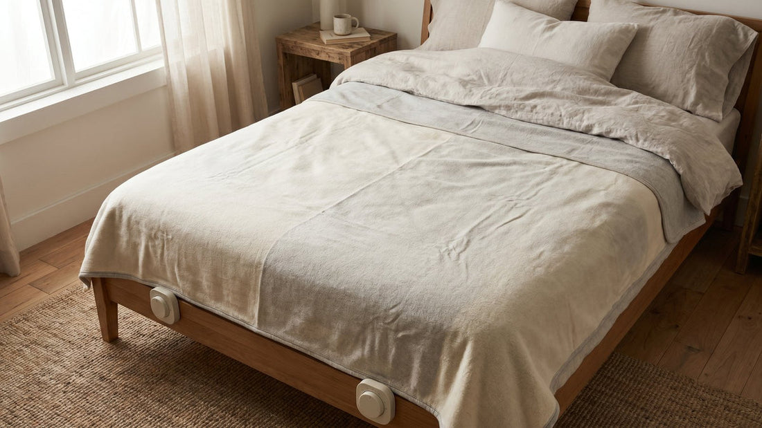 Electric heating cooling blanket dual zone bed - Mattress Miracle Brantford