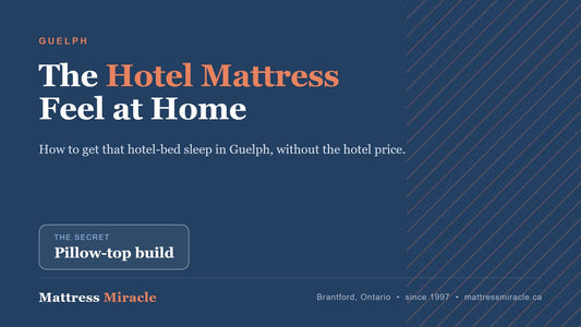 Hotel Mattress Feel in Guelph: How to Get That Sleep at Home - Mattress Miracle Brantford