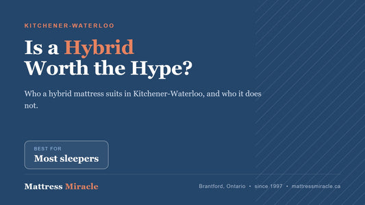 Hybrid Mattress Kitchener-Waterloo: Is the Hype Worth It? - Mattress Miracle Brantford