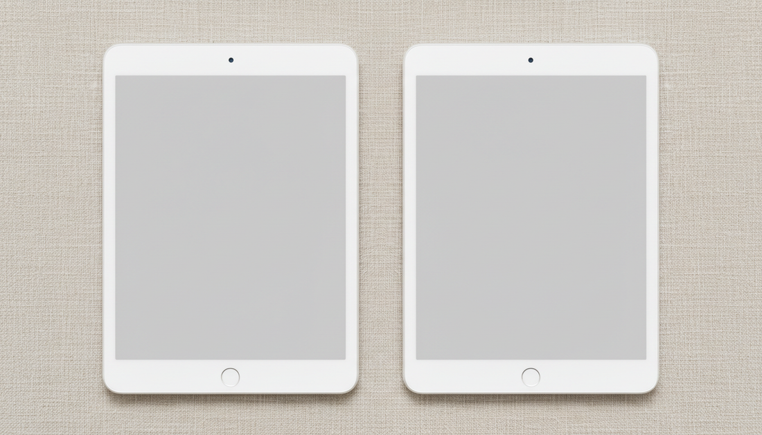 Two identical tablets side by side, brand versus generic - Mattress Miracle Brantford