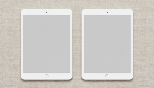 Two identical tablets side by side, brand versus generic - Mattress Miracle Brantford