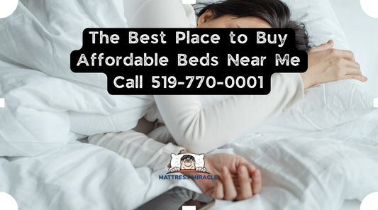 inexpensive beds near me at Mattress Miracle Brantford