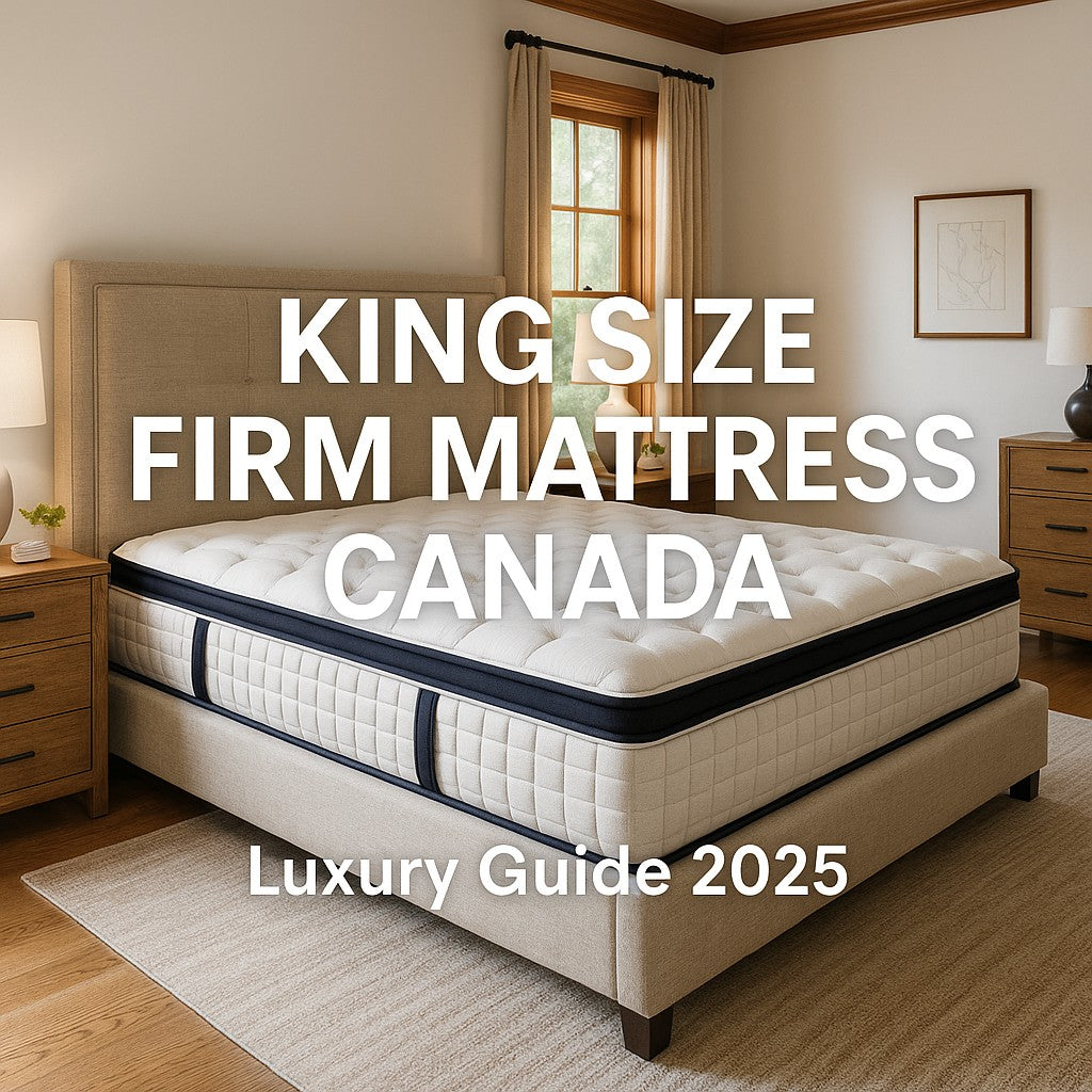 King size firm mattresses Canada - luxury sizing and premium options for spacious bedrooms