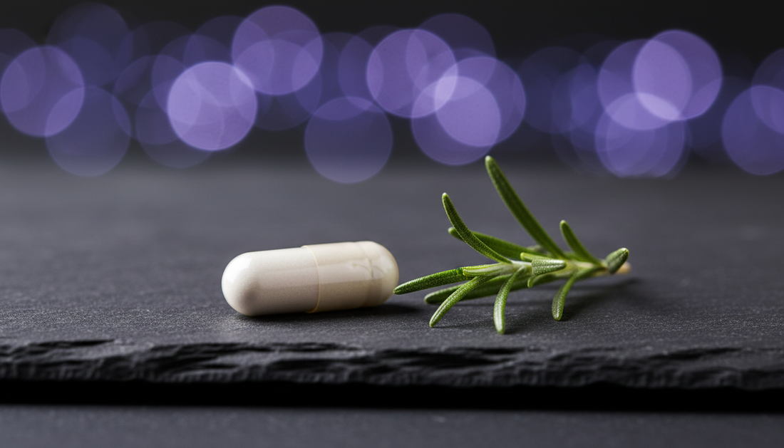 Premium supplement capsule on slate for magnesium threonate guide - Mattress Miracle Brantford