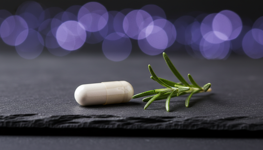Premium supplement capsule on slate for magnesium threonate guide - Mattress Miracle Brantford