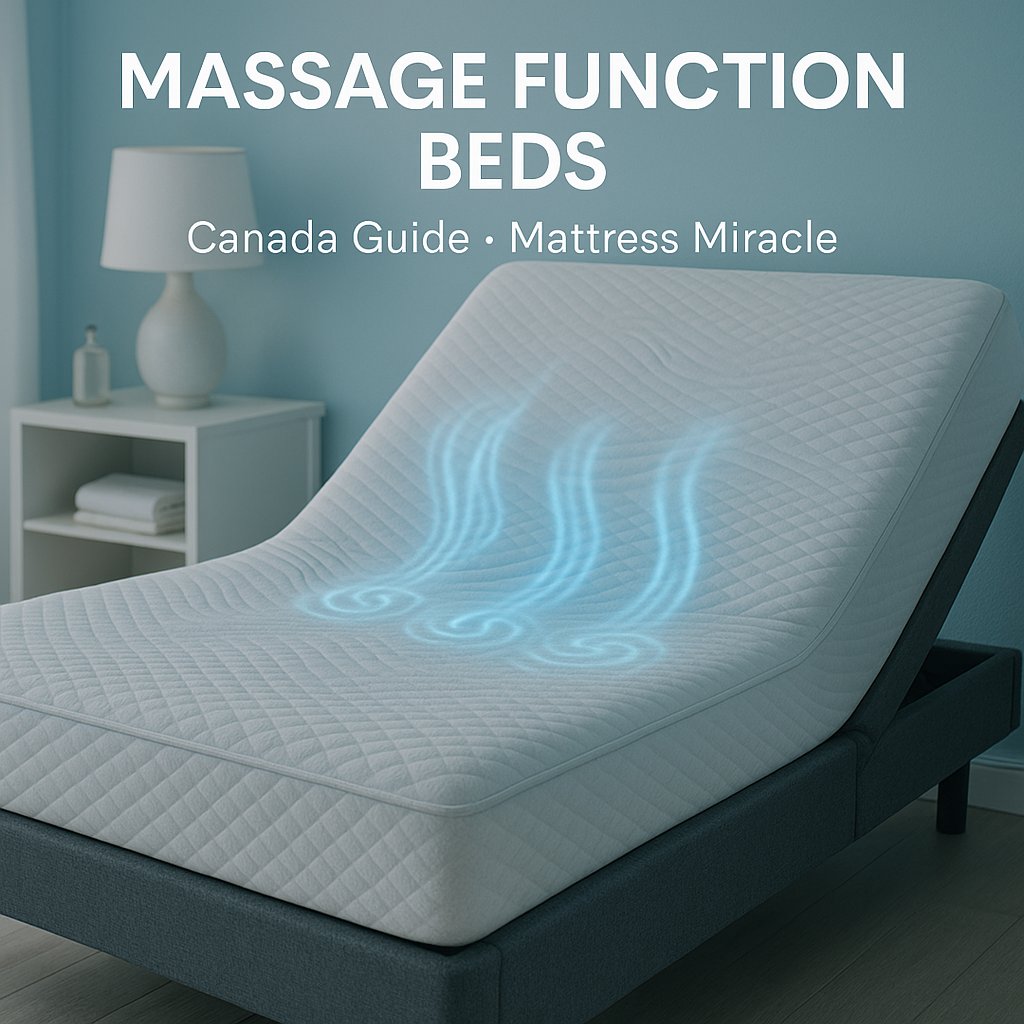 massage function beds at canada guide mattress miracle brantford cover
