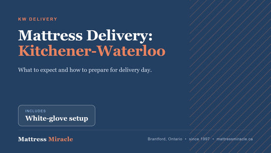 Mattress Delivery Kitchener-Waterloo: What to Expect and How to Prepare - Mattress Miracle Brantford