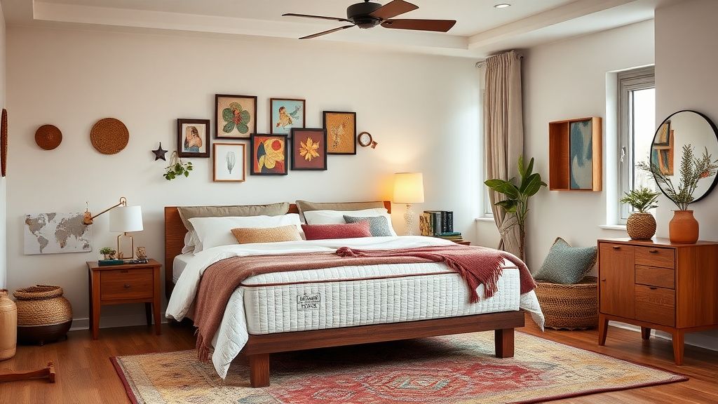 Spacious family bedroom with king size mattress