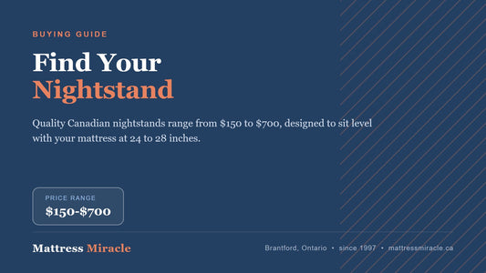 Nightstands Canada: Buying Guide - Mattress Miracle Brantford