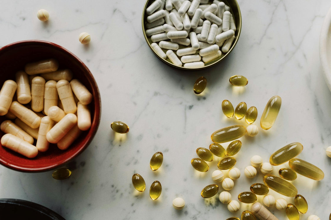 NMN supplement capsules with sleep research materials - Mattress Miracle Brantford