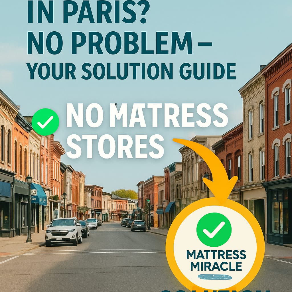 No mattress store in Paris Ontario problem solved with creative solution guide cover