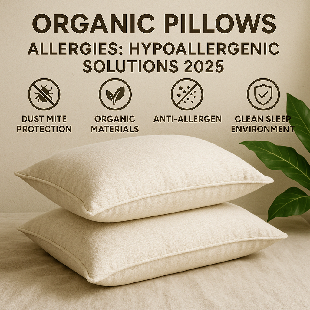 organic pillows allergies hypoallergenic solutions 2025 at mattress miracle brantford