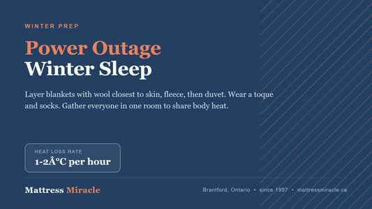 Power Outage in Winter: How to Sleep With No Heat in Ontario - Mattress Miracle Brantford