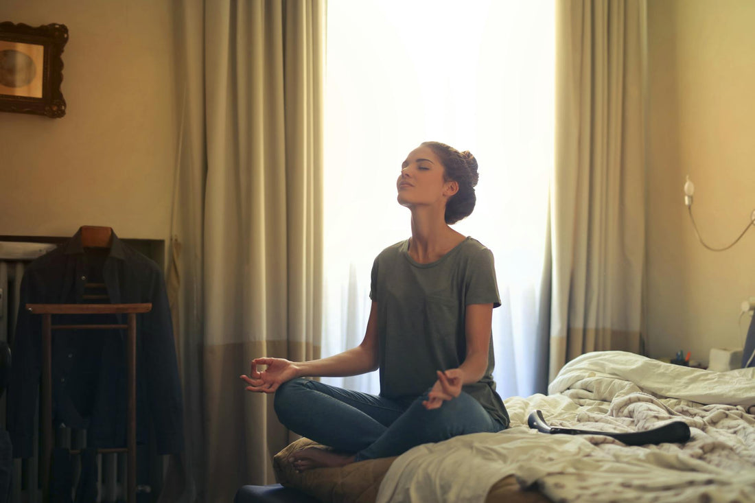 Peaceful evening meditation practice for better sleep - Mattress Miracle Brantford