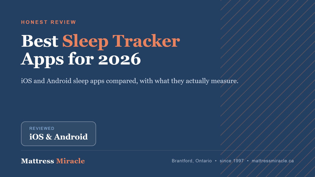 Best Sleep Tracker Apps for iOS and Android (2026 Honest Review) - Mattress Miracle Brantford