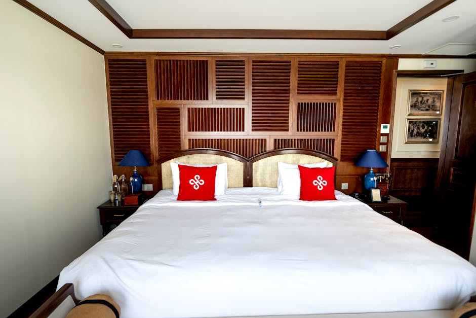 Spacious bedroom with king and queen size mattress comparison showing Canadian mattress sizes