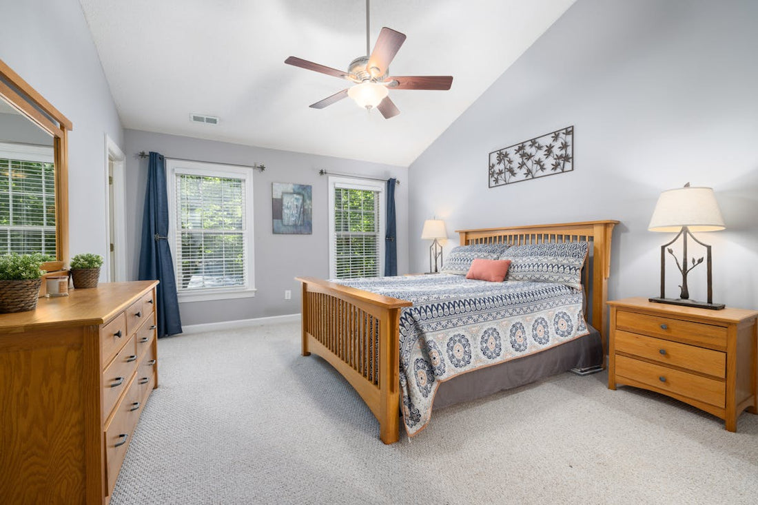 Spacious king size bed luxury bedroom - Mattress Miracle Brantford