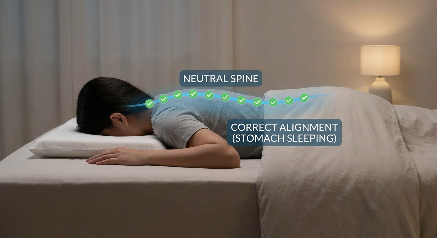 Best Pillow for Stomach Sleeping: A Flat | Mattress Miracle