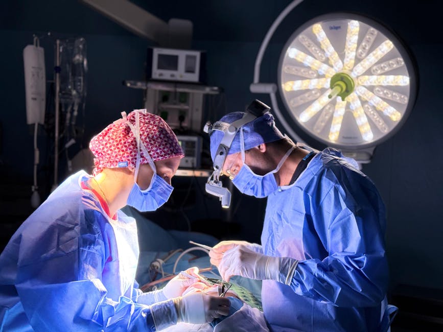Surgeon in scrubs representing demanding medical work schedule