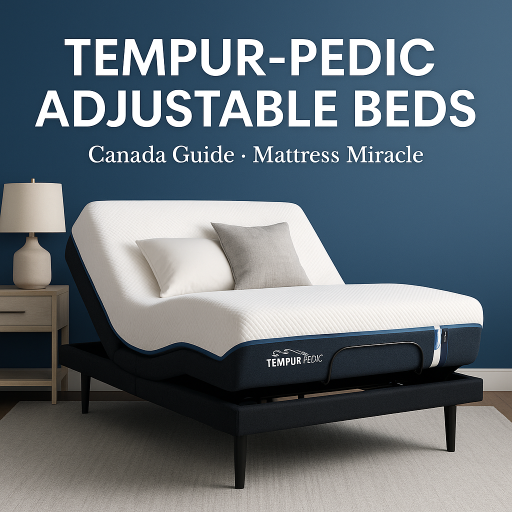 tempur-pedic adjustable beds canada guide at mattress miracle brantford