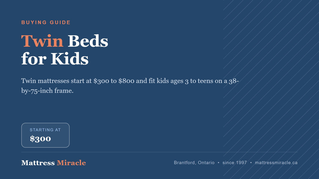 Twin Beds for Kids Canada: Buying Guide - Mattress Miracle Brantford