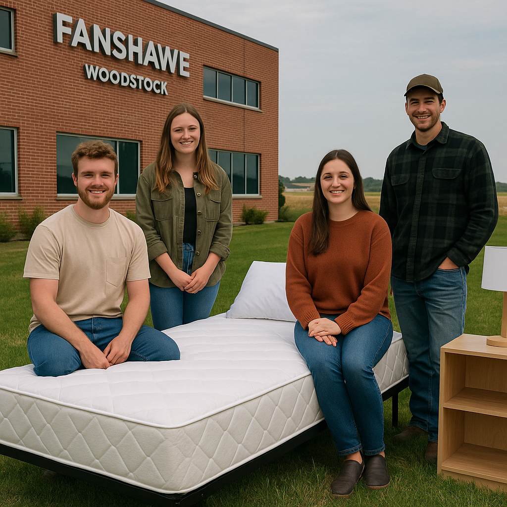 woodstock fanshawn back to school sale at mattress miracle 
