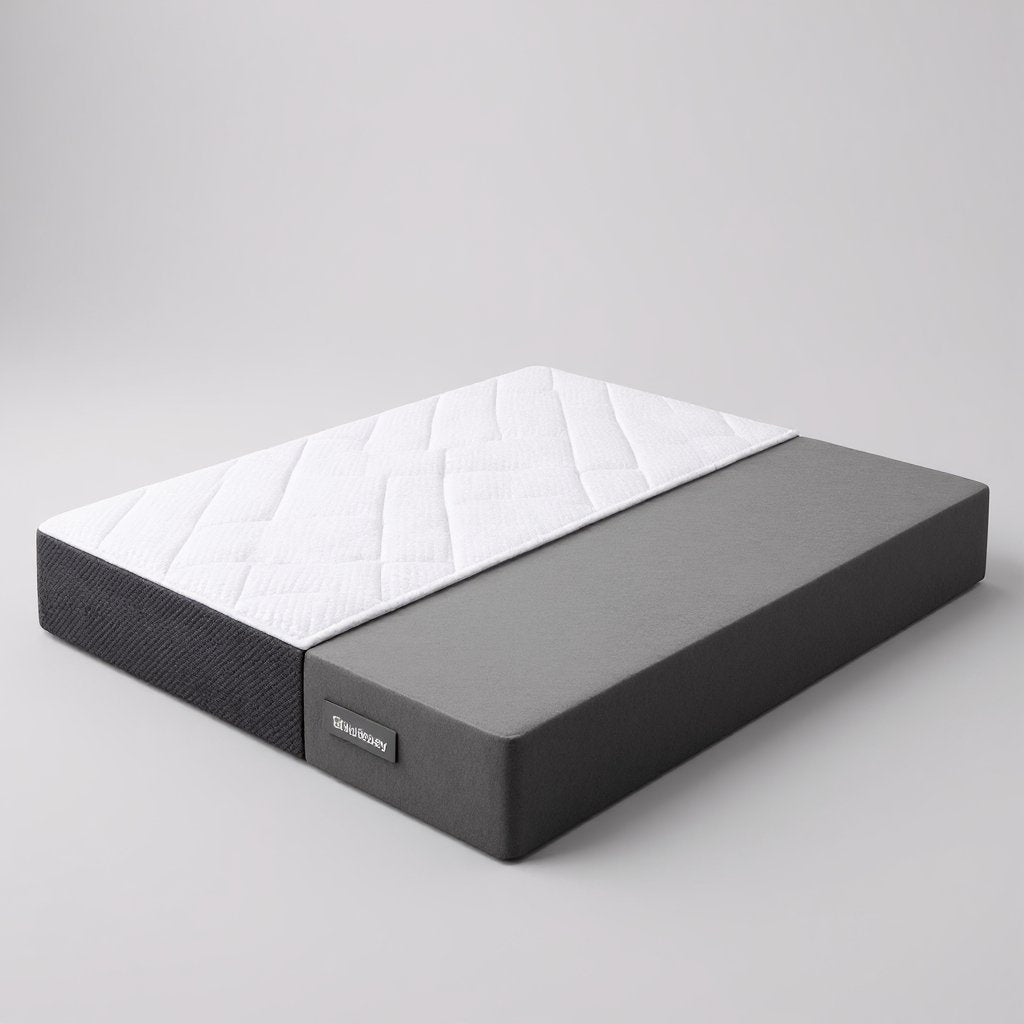 10" Premium BioFoam Mattress - Full Comfort Height, side profile showing layer construction