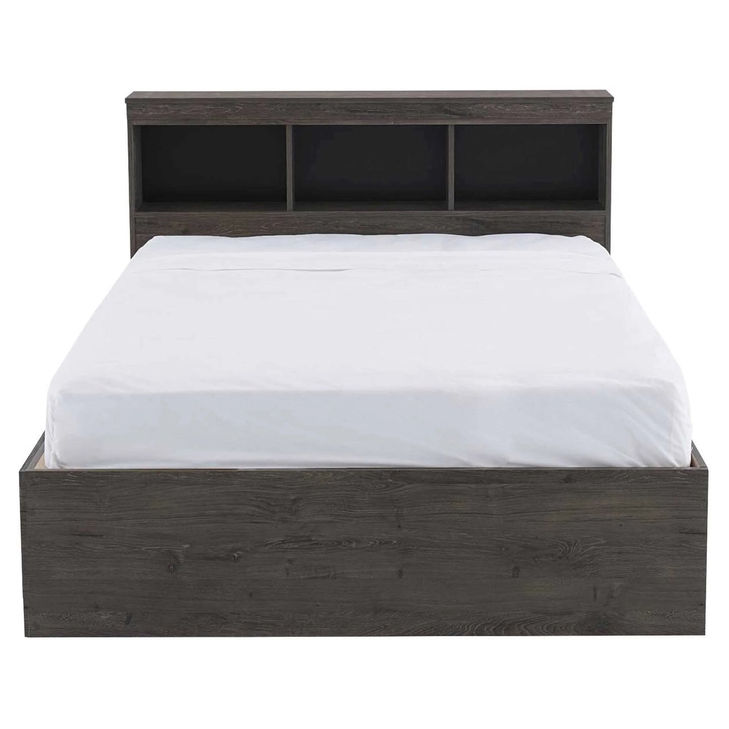 Canadian Made Bed Frame with Storage Headboard | Mattress Miracle